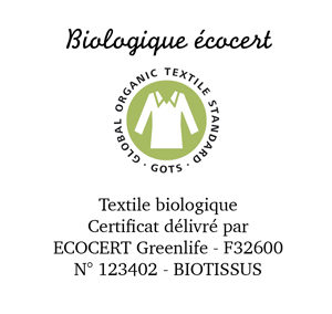 Coton biologique écocert. Coton biologique écocert.